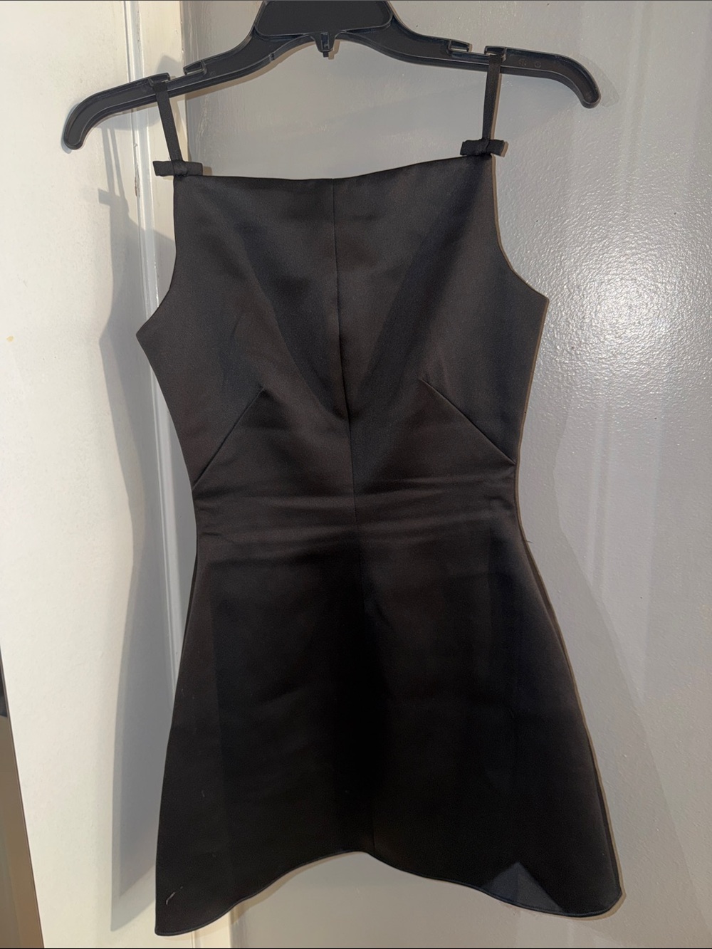 House of CB Black Square-Neck Mini Dress